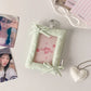 Photocard Holder: Plush Bow: Tea Green