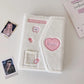 Plush Photocard Binder: A5 Envelope style: White