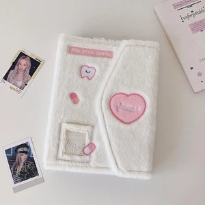 Plush Photocard Binder: A5 Envelope style: White