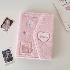 Plush Photocard Binder: A5 Envelope style: Pink