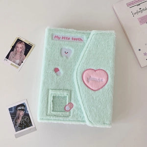 Plush Photocard Binder: A5 Envelope style: Green