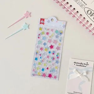 3D Puffy Stickers: Pentagram