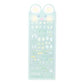 Cute Cartoon Animal Ears Stickers: Mint Green Bear