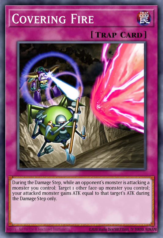 (084) YuGiOh TCG BPW2: Battle Pack 2: War of the Giants - Round 2 Single: Covering Fire  Common