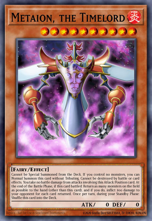 (034) YuGiOh TCG PGL2: Premium Gold 2 Single: Metaion, the Timelord  Gold Rare