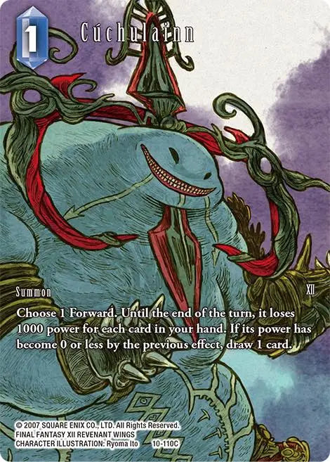 (110) Final Fantasy TCG Opus X: Ancient Champions Single: Cúchulainn (10-110) (V.2)  Common