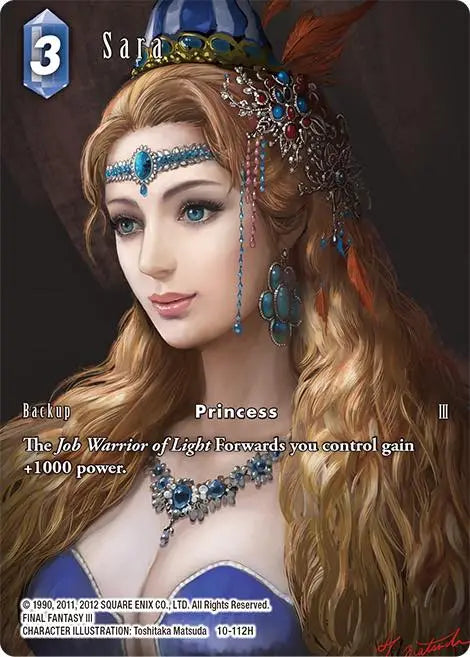 (112) Final Fantasy TCG Opus X: Ancient Champions Single: Sara (10-112) (V.2)  Hero