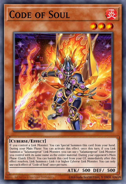 (099) YuGiOh TCG LEDE: Legacy of Destruction Single: Code of Soul  Super Rare