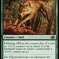 (746) Magic The Gathering Jumpstart 2022 Single: Young Wolf  Common