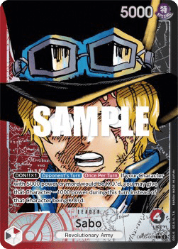 (001) One Piece TCG OP05: Awakening of the New Era Single: Sabo (OP05-001) (V.2)  Alternate Art