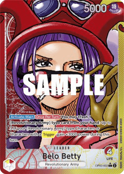 (002) One Piece TCG OP05: Awakening of the New Era Single: Belo Betty (OP05-002) (V.2)  Alternate Art