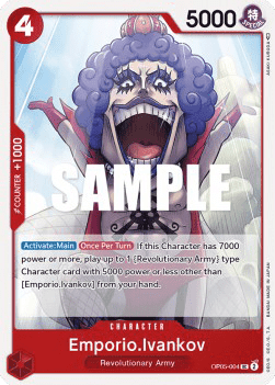 (004) One Piece TCG OP05: Awakening of the New Era Single: Emporio.Ivankov (OP05-004)  Uncommon