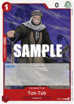 (009) One Piece TCG OP05: Awakening of the New Era Single: Toh-Toh (OP05-009)  Common