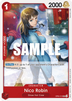 (010) One Piece TCG OP05: Awakening of the New Era Single: Nico Robin (OP05-010)  Uncommon