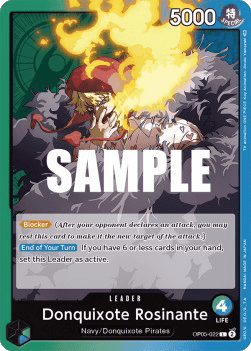 (022) One Piece TCG OP05: Awakening of the New Era Single: Donquixote Rosinante (OP05-022) (V.1)  Leader