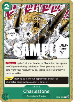 (038) One Piece TCG OP05: Awakening of the New Era Single: Charlestone (OP05-038)  Common