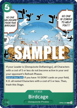 (040) One Piece TCG OP05: Awakening of the New Era Single: Birdcage (OP05-040)  Common
