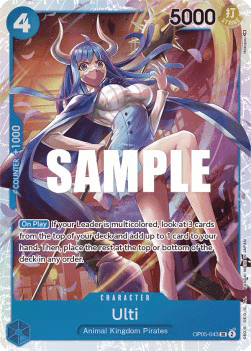 (043) One Piece TCG OP05: Awakening of the New Era Single: Ulti (OP05-043) (V.1)  Super Rare