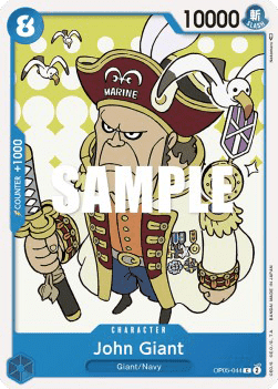 (044) One Piece TCG OP05: Awakening of the New Era Single: John Giant (OP05-044)  Common
