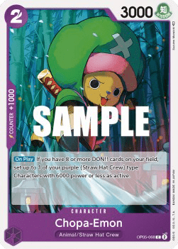 (068) One Piece TCG OP05: Awakening of the New Era Single: Chopa-Emon (OP05-068)  Common