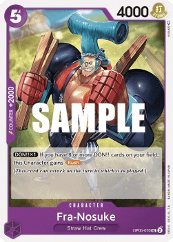 (070) One Piece TCG OP05: Awakening of the New Era Single: Fra-Nosuke (OP05-070)  Uncommon