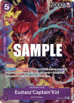 (074) One Piece TCG OP05: Awakening of the New Era Single: EustassCaptainKid (OP05-074) (V.2)  Alternate Art