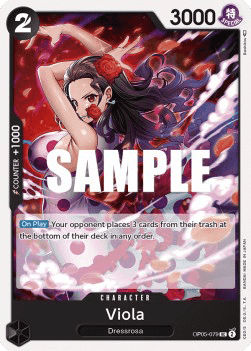 ( 079) One Piece TCG OP05: Awakening of the New Era Single: Viola (OP05-079)  Uncommon