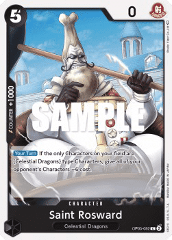 (092) One Piece TCG OP05: Awakening of the New Era Single: Saint Rosward (OP05-092)  Common