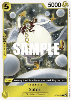 (105) One Piece TCG OP05: Awakening of the New Era Single: Satori (OP05-105)  Rare