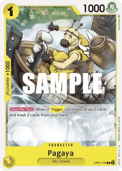 (109) One Piece TCG OP05: Awakening of the New Era Single: Pagaya (OP05-109)  Common