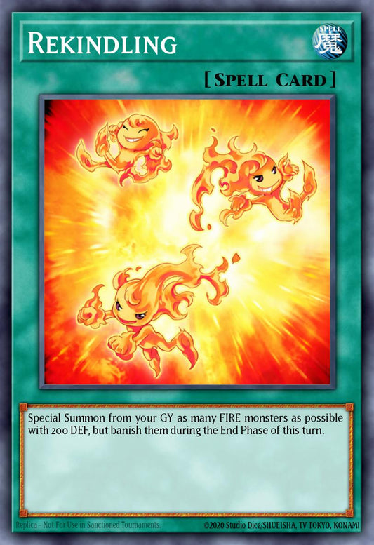 (053) YuGiOh TCG PGL2: Premium Gold 2 Single: Rekindling  Gold Rare