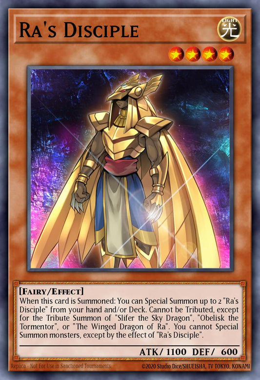 (026) YuGiOh TCG DLCS: Dragons of Legend: The Complete Series Single: Ra's Disciple (V.1 - Ultra Rare)  Ultra Rare