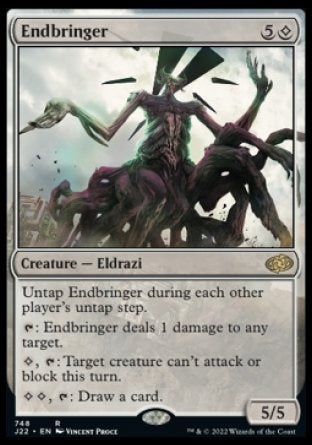 (748) Magic The Gathering Jumpstart 2022 Single: Endbringer  Rare