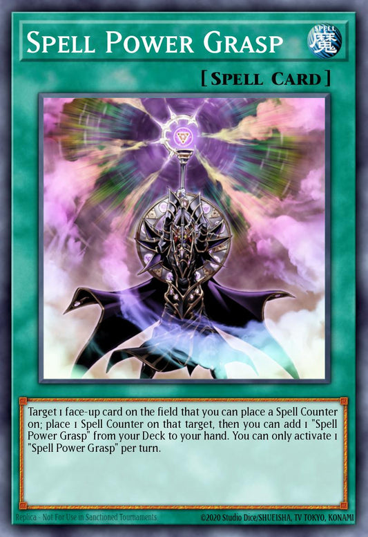 (004) YuGiOh TCG SBSC: Speed Duel: Scars of Battle Single: Spell Power Grasp  Common