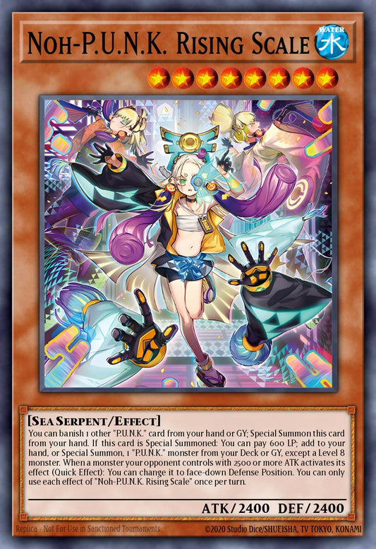 (050) YuGiOh TCG BLMM: Battles of Legend: Monster Mayhem Single: Noh-P.U.N.K. Rising Scale (V.1 - Ultra Rare)  Ultra Rare