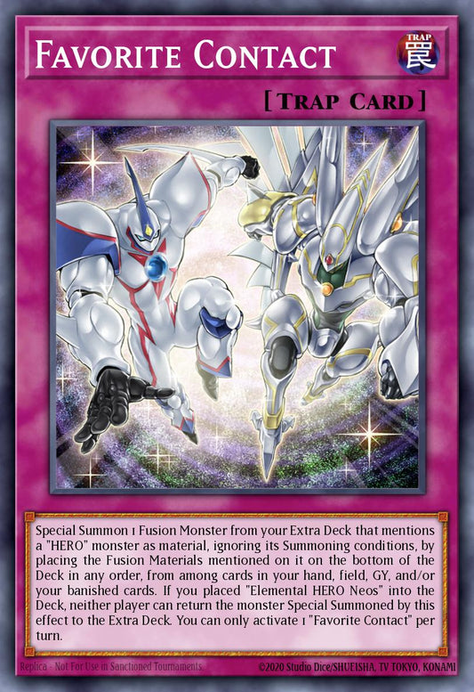 (063) YuGiOh TCG MP24: 25th Anniversary Tin: Dueling Mirrors Single: Favorite Contact  Secret Rare
