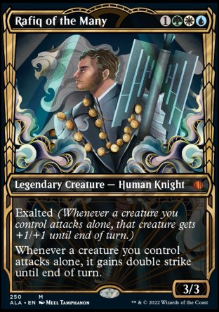 (185) Magic The Gathering The List Single: Rafiq of the Many  Mythic