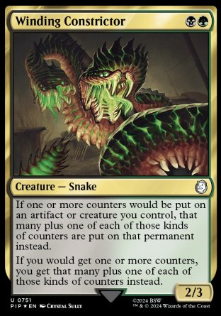 (751) Magic The Gathering Universes Beyond: Fallout: Extras Single: Winding Constrictor  Uncommon