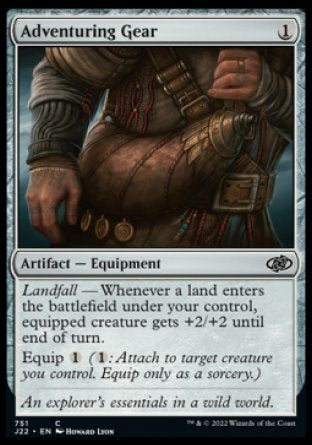 (751) Magic The Gathering Jumpstart 2022 Single: Adventuring Gear  Common