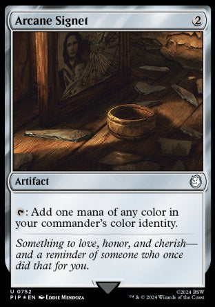 (752) Magic The Gathering Universes Beyond: Fallout: Extras Single: Arcane Signet (V.2)  Uncommon