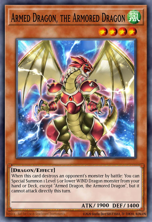 (173) YuGiOh TCG HAC1: Hidden Arsenal: Chapter 1 Single: Armed Dragon, the Armored Dragon  Secret Rare
