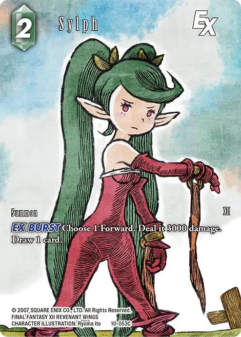 (053) Final Fantasy TCG Opus X: Ancient Champions Single: Sylph (10-053) (V.2)  Common