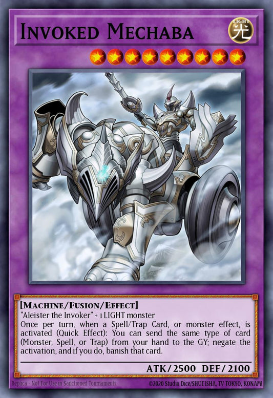 (279) YuGiOh TCG RA04: Quarter Century Stampede Single: Invoked Mechaba (V.2 - Quarter Century Secret Rare)  Quarter Century Secret Rare