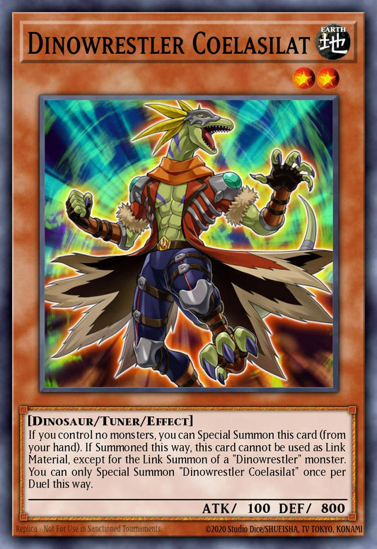 (053) YuGiOh TCG MP20: 2020 Tin of Lost Memories Mega Pack Single: Dinowrestler Coelasilat  Common
