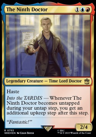 (753) Magic The Gathering Universes Beyond: Doctor Who: Extras Single: The Ninth Doctor (V.3)  Rare