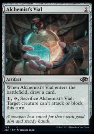 (753) Magic The Gathering Jumpstart 2022 Single: Alchemist's Vial  Common