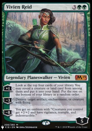 (208) Magic The Gathering The List Single: Vivien Reid  Mythic