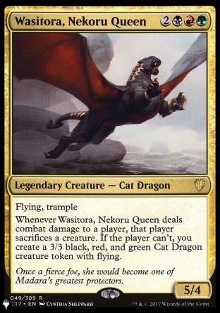 (049) Magic The Gathering The List Single: Wasitora, Nekoru Queen  Rare