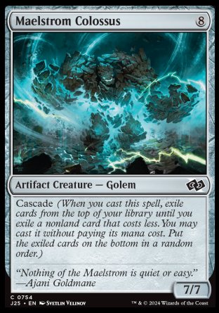 (754) Magic The Gathering Foundations Jumpstart Single: Maelstrom Colossus  Common