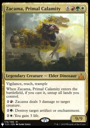 (174) Magic The Gathering The List Single: Zacama, Primal Calamity  Mythic